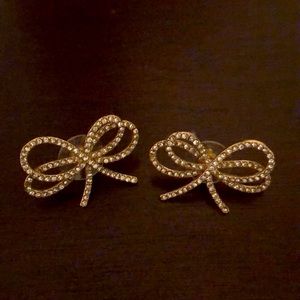 Bauble Bar bow earrings